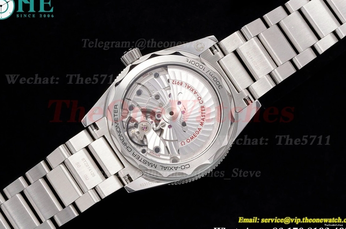 SS A8912 41mm SS 300m Date Dial No Seamaster Black VSF 1228